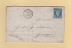 Algerie BB Marseille - Boite Bateau - 1858 - Lettre Ecrite à Alger - 1849-1876: Klassik