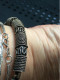 Delcampe - Bracelet Jonc En Argent Massif - Armbänder