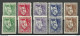 BELARUS 1919 General Bulak-Bulakhov Complete Sets Imperforated + Perforated * - Wit-Rusland