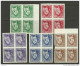 RUSSIA Belarus  1919 General Bulak-Bulakhov Army Kompletter Satz In 4-Bl√∂cke MNH - Unused Stamps