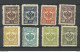 LETTLAND Latvia 1919 General Bermondt - Avalov Army In Latvia Complete Set Perforated * - Lettland