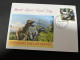 17-5-2024 (5 Z 17) Australian Personalised Stamp Isssued For Jurassic Park 30th Anniversary (Dinosaur & 1st April 2024) - Vor- U. Frühgeschichte