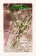 R450600 A Happy Eastertide. Cross And Snowdrops. RP. 1948 - World