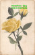 R450844 A Happy Birthday. Yellow Rose. No. 3358 - Monde