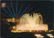 °°° 31028 - SPAIN - BARCELONA - FUENTE MONUMENTAL DEL PARQUE DE MONTJUICH - 1977 With Stamps °°° - Barcelona