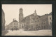 Foto-AK Weilheim / Obb., Ca. 1915, Marktplatz  - Weilheim