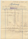 Germany 1934 Cover & Invoices; Lübbecke - Freie Vereinigung Für Häute- U. Felle-Verkauf To Schiplage; 12pf. Hindenburg - Briefe U. Dokumente