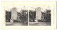 Stereo-Fotografie Lichtdruck Bedrich Koci, Prag, Ansicht Tokio / Japan, Pomnik V Parku Siba  - Stereoscopic