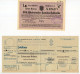 Delcampe - Germany 1936 Cover W/ Letter, Advert, Zahlkarte, Lottery Ticket; Leipzig - Saxon State Lottery; 12pf. Hindenburg - Cartas & Documentos