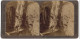 Stereo-Fotografie Underwood & Underwood, New York, Ansicht Meiringen, Wanderer In Der Aareschlucht  - Stereoscopic