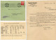 Germany 1936 Cover W/ Letter & Price List; Leipzig - Herbert Heinrich, Rauchwaren-Commission; 12pf. Hindenburg - Brieven En Documenten