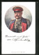 Künstler-AK Paul Von Hindenburg In Uniform Mit Feldstecher  - Historische Persönlichkeiten