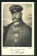 AK Paul Von Hindenburg In Uniform Mit Abzeichen  - Personnages Historiques