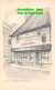 R451395 London. The Old Curiosity Shop. W. Barton. Pencil Sketch Reproduction - Other & Unclassified