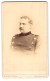 Fotografie Reichard & Lindner, Anclam, Peendamm, Soldat In Uniform Mit Moustache Und Mittelscheitel  - Guerre, Militaire