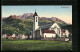 AK Andermatt, Ortspartie Mit Kirche  - Andermatt