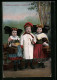 AK Drei Kinder In Schaumburg-Lippischer Landestracht  - Costumes