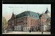 Goldfenster-AK Oldenburg, Passanten Vor Dem Kaiserlichen Postamt Mit Leuchtenden Fenstern  - Autres & Non Classés