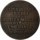 France, Médaille, Maréchal Foch, Commandant Des Armées, 1918, Bronze - Sonstige & Ohne Zuordnung