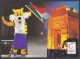 Inde India 2010 Mint Unused Postcard Delhi Commonwealth Games, Sport, Sports, India Gate, Indian Flag, Tiger, Mascot - India