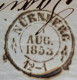 Bayern, Brief NÜRNBERG AUG.1853 Mühlkreistempel 243 Nach OBERNZELL, 6 Kr. - Cartas & Documentos