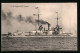 AK Kriegsschiff S. M. Linienschiff Nassau Vor Der Küste  - Krieg