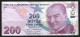 Turkey 1970 / 2009 Banknote 200 Lira Türk Lirası P-227f - Turkije