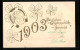 AK Neujahrsgruss, Jahreszahl 1903, Hufeisen Und Glücksklee  - Autres & Non Classés
