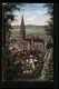 AK Freiburg I. B., Münster Aus Der Vogelschau  - Freiburg I. Br.