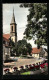 AK Bad Dürrheim I. Schwarzwald, Strassenpartie Mit Kirche  - Bad Dürrheim