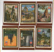 6 Calendars, Stamps, Philately, Czech Rep.,  2008, 65 X 95 Mm - Small : 2001-...
