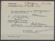 Russie - Convocation Du Ministère Du Travail Pour Le Camp De PSKOV (Pleskau) Datée 15.1.1942 Affr. (poste Du Camp ?) 20k - Lettres & Documents