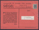 Carte Pub "Manufacture De Cuivrerie Siégel" Affr. PREO 5c Lion Héraldique [BRUXELLES /1930/ BRUSSEL] Pour MONS (déchirur - Tipo 1922-31 (Houyoux)