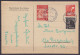 Allemagne (Zone Soviétique) - CP Affr. 10pf Càpt REGENSBURG /30.4.1948 + Vignette "ТАБОРОВА ПОЩТА" (courrier Du Camp) &  - Autres & Non Classés