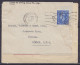 Grande Bretagne - Env. Réutilisée Avec étiq. Porte-adresse "WAR ECONOMY LABEL" Affr. 2½d Flam. LONDON S.W.I./7 SEP 1945  - Briefe U. Dokumente