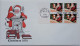 1991..USA.. FDC WITH STAMPS AND POSTMARKS..Christmas Stamps - (29 Cents) - 1991-2000