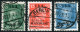 Deutsches Reich, 1927, 407-09, Gestempelt - Autres & Non Classés