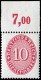 Deutsches Reich, 1927, D 117 X P OR, Postfrisch - Servizio