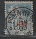 BENIN - N°15 Obl (1892) 40 Sur 15c Bleu - Gebraucht