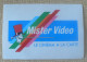 AUTOCOLLANT MISTER VIDEO - LE CINEMA A LA CARTE - Stickers