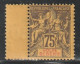 BENIN - N°31 ** (1893) 75c Violet Sur Jaune - Ongebruikt
