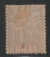 BENIN - N°40 * (1894) 25c Noir Sur Rose - Unused Stamps