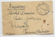 FRANCE TAXE GERBES 10FR+20FR FRANCONVILLE 1953 SUR CARTE POSTALE PAR BALLON DE BELGIQUE PHILIPPEVILLE NAMUR - 1859-1959 Covers & Documents