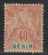 BENIN - N°42 ** (1894) 40c Orange - Neufs