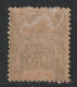 BENIN - N°44 * (1894) 75c Violet Sur Jaune - Unused Stamps