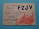 F2JV - FRANCE Jacques-Marie VACHEROT Carcassonne ( Radio / QSL ) 1962 ( See SCANS ) ! - Other & Unclassified