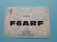 F6ARF - FRANCE - BARRAT Robert Villeneuve-Loubet ( Radio / QSL ) 1969 ( See SCANS ) ! - Otros & Sin Clasificación