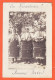 06482 / ♥️ ⭐ ◉ Carte-Photo En MACEDOINE 3 Femmes SERBES γυναίκες Σέρβοι Μακεδονίας Costume Traditionnel 28-12-1917 - North Macedonia