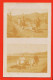 06468 / Carte-Photo Possible MACEDOINE Ou GRECE Construction Route Par Femmes Et Attelage Boeufs Bi-vues 1915s  - Nordmazedonien