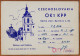 06351 / Carte QSL RYCHNOV Nad KNEZNOU Czechoslovakia ČSR 1960s RADIO-CLUB OK1-KPP Tchécoslovaquie PRAHA - Tchéquie